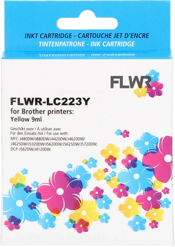 FLWR Brother LC-223Y geel