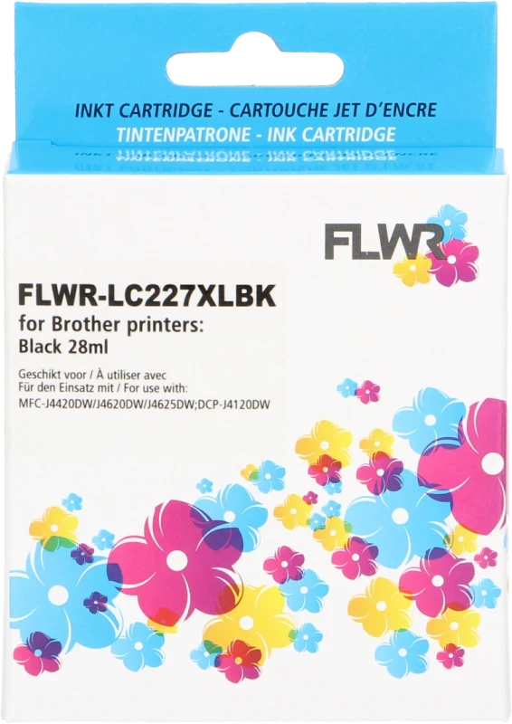 FLWR Brother LC-227BK zwart