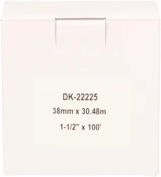 FLWR Brother  DK-22225  x 38 mm 30.48 M wit Back box