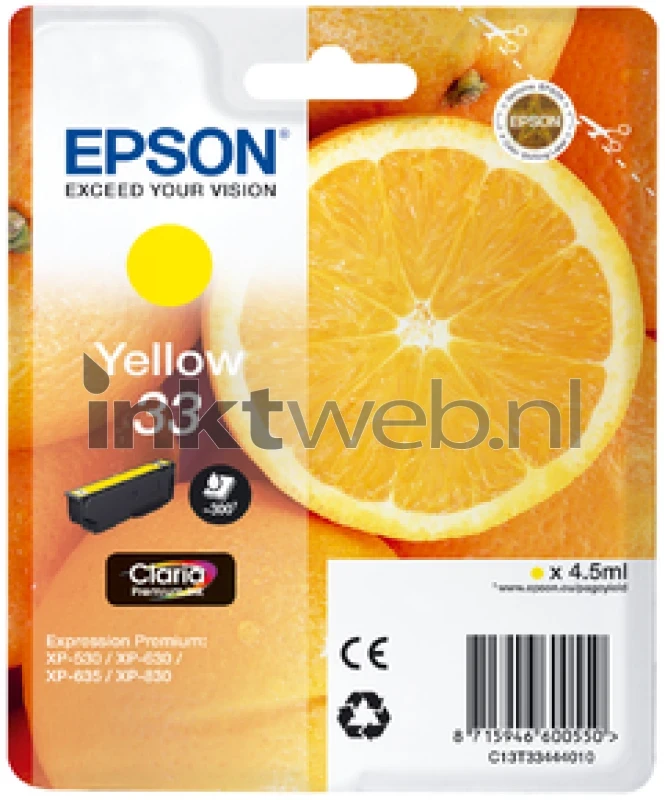 Epson 33 geel