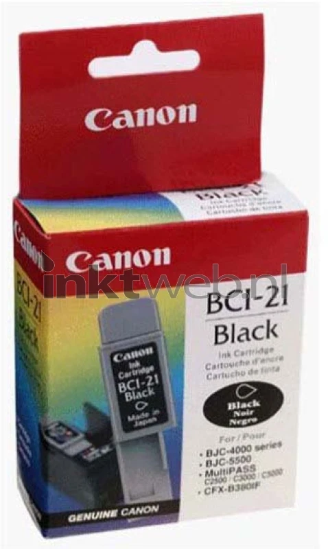 Canon BCI-21BK zwart