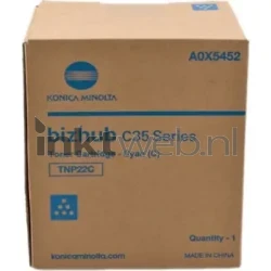 Konica Minolta A0X5452 cyaan Front box