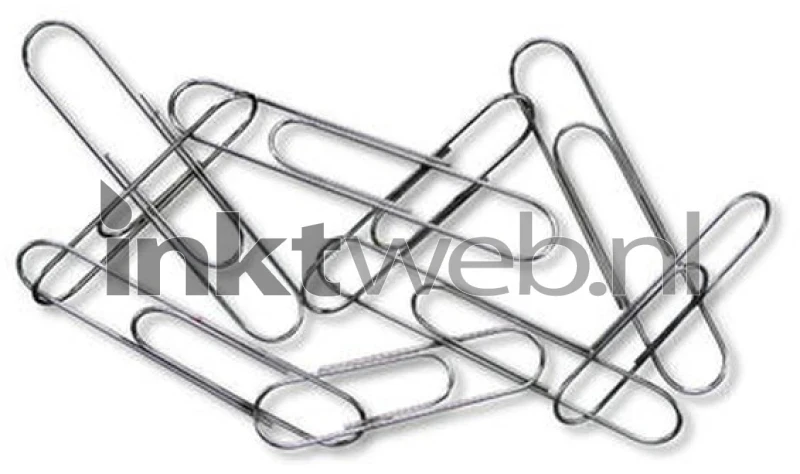 Kangaro Paperclips vernikkeld 30 mm zilver