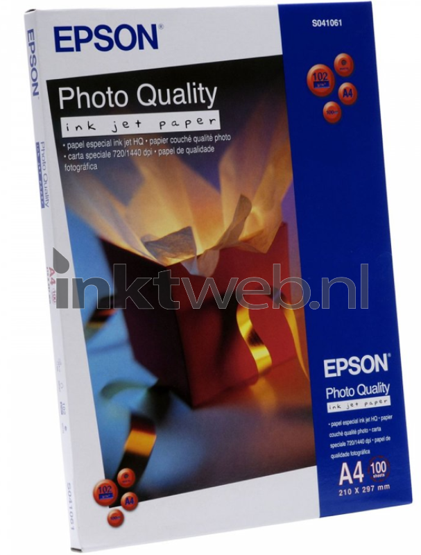 Oorzaak analoog Respect Epson C13S041061 Fotopapier Mat | A4 | 102 gr/m² 100 stuks (Origineel)