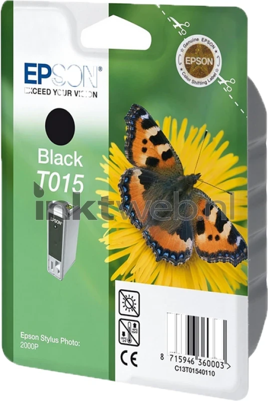 Epson T015 zwart