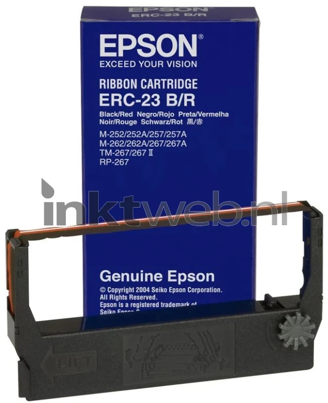 Epson ERC-23 B/R Lint mat zwart en rood