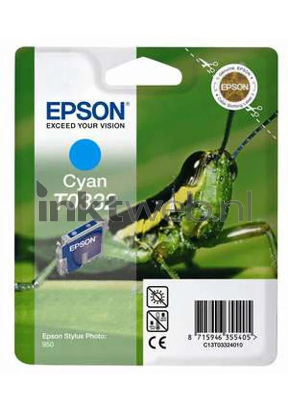 Epson T0332 cyaan