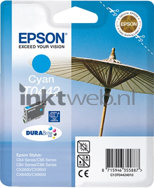 Epson T0442 cyaan