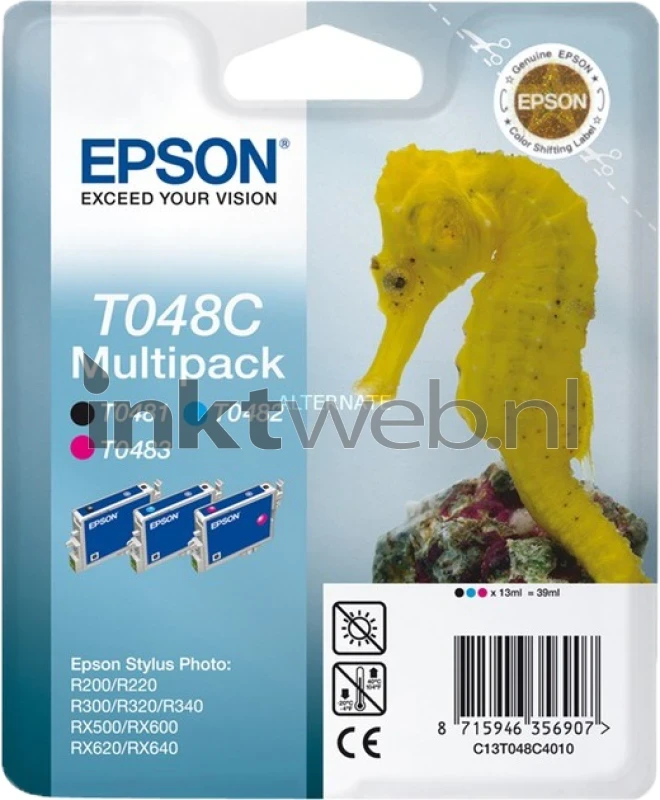 Epson T048C Cartridge Multipack kleur