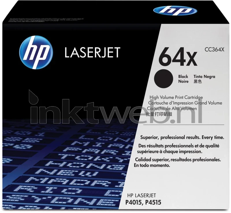 HP 64X hc zwart