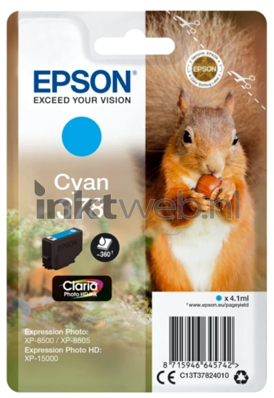 Epson 378 cyaan