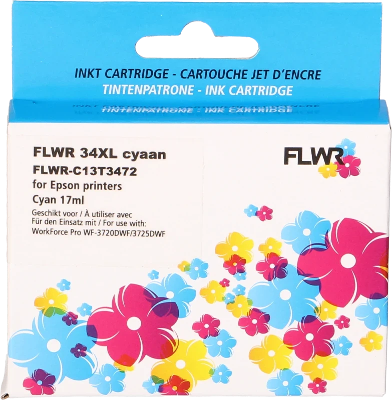 FLWR Epson 34XL cyaan