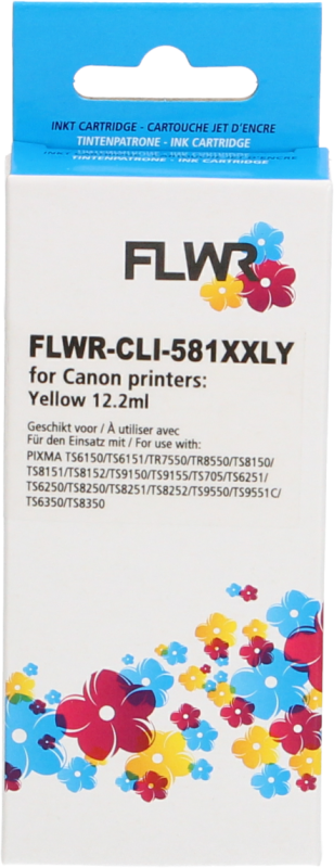 FLWR Canon CLI-581XXL geel