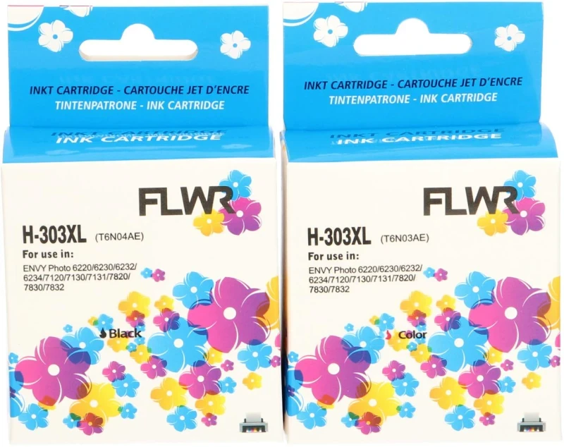 FLWR HP 303XL Multipack zwart en kleur