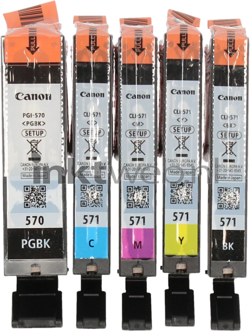 Canon CLI-571 Multipack Zwart En Kleur (Origineel)