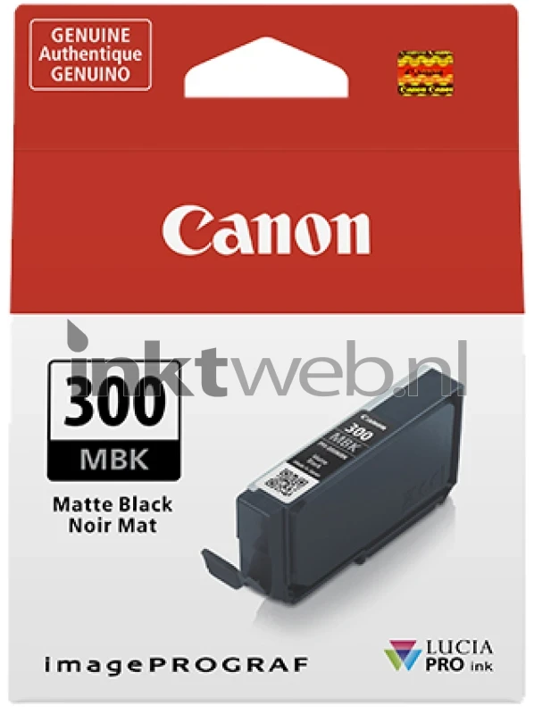 Canon PFI-300MBK mat zwart