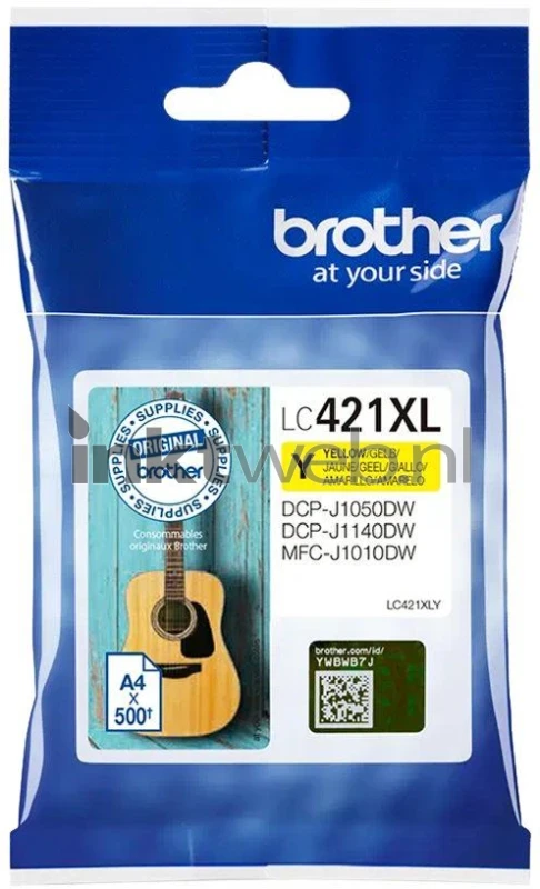 Brother LC-421XLY geel