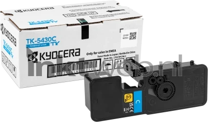 Kyocera Mita TK-5430C cyaan Combined box and product