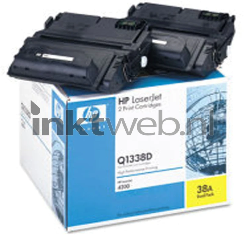 HP 38A Dual Pack zwart