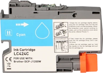 FLWR Brother LC-424 cyaan Product only