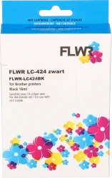 FLWR Brother LC-424 zwart Front box