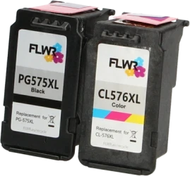 FLWR Canon PG-575XL/CL-576XL Multipack zwart en kleur Product only