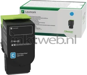 Lexmark 75M0H20 cyaan Combined box and product