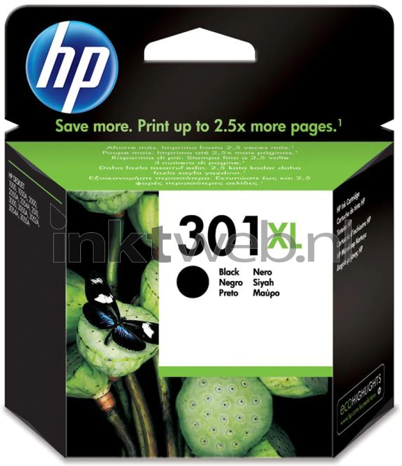 Hp 301xl deals black