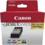 Canon CLI-581 4-pack zwart en kleur