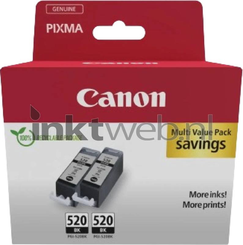 Canon PGI-520 twinpack zwart