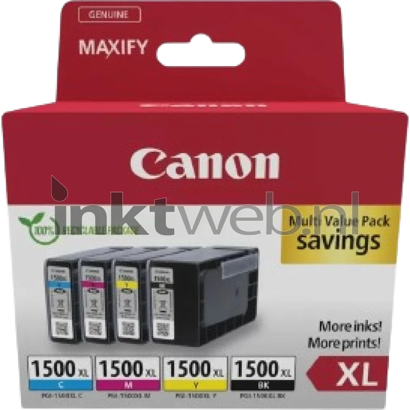 Canon PGI-1500XL zwart en kleur