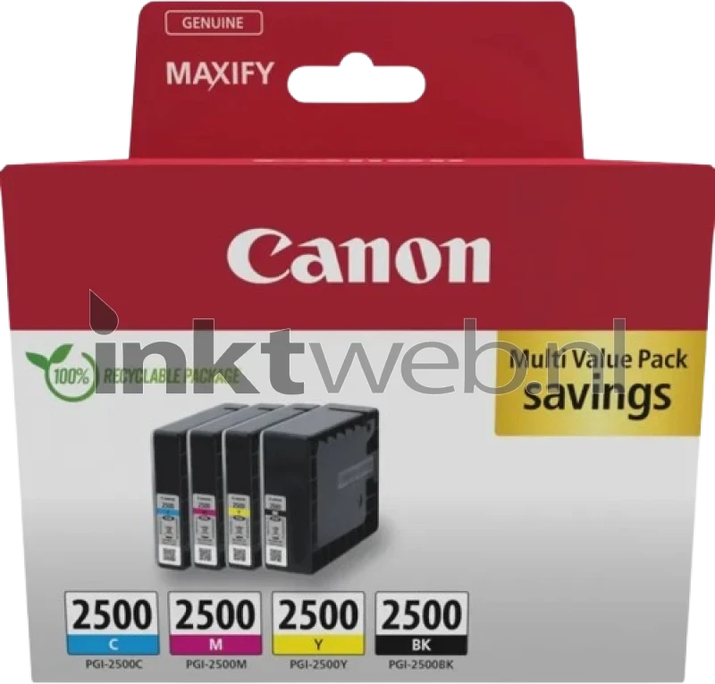 Canon PGI-2500 Multipack zwart en kleur