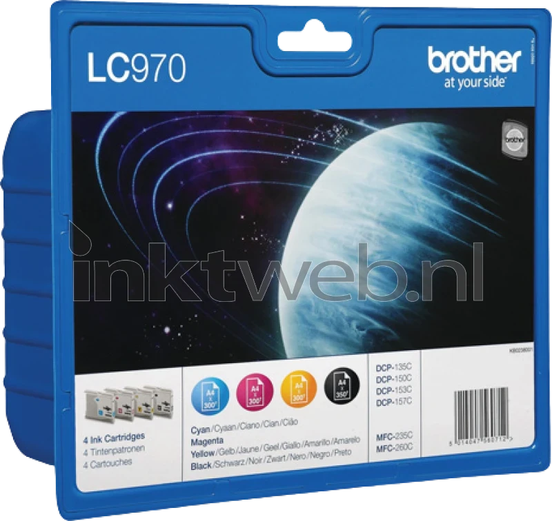 Brother LC-970 multipack zwart en kleur