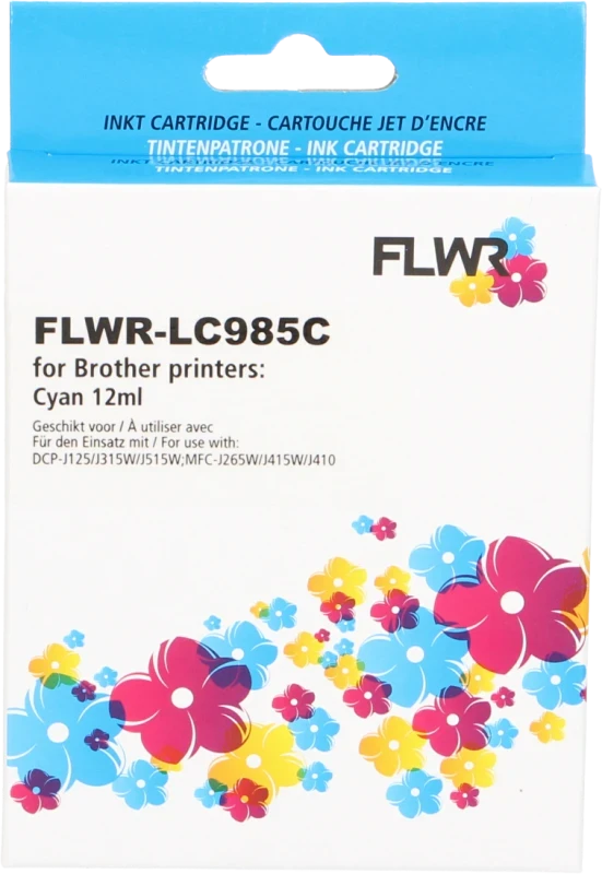 FLWR Brother LC-985C cyaan