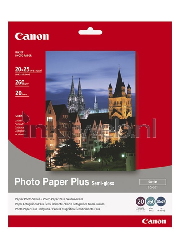 Garantie Uitputting Cyberruimte Canon SG-201 A3 semi glossy photo paper (Origineel)