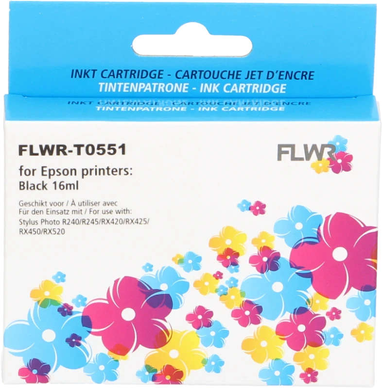 FLWR Epson T0551 zwart