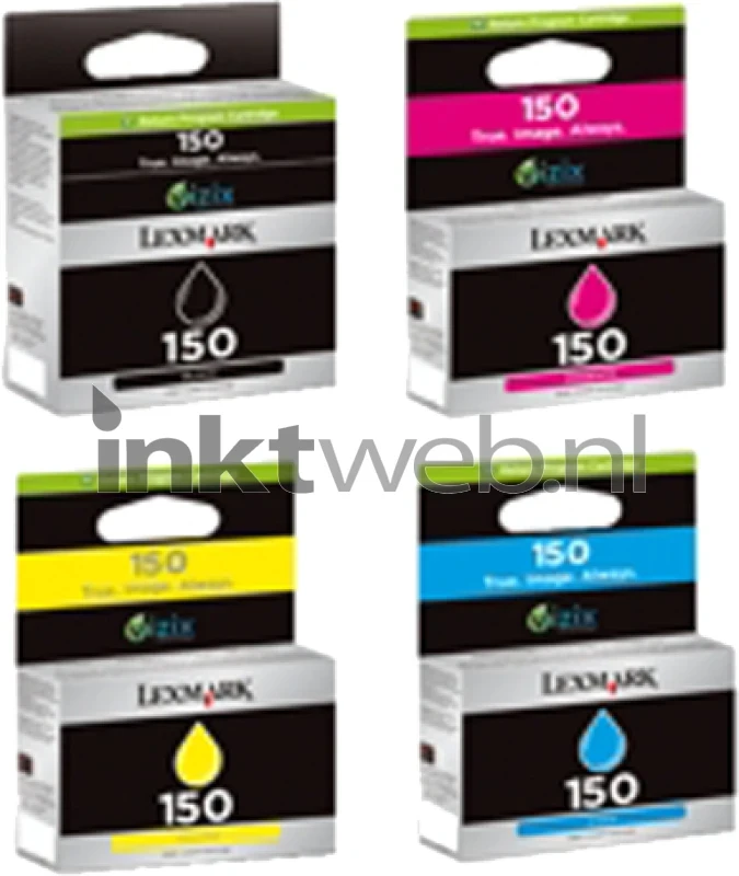 Lexmark 150 multipack BK/C/M/Y zwart en kleur