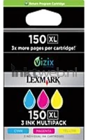 Lexmark 150XL multipack C/M/Y (Opruiming) kleur