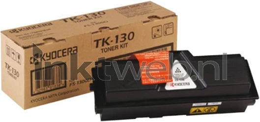 Kyocera Mita TK-130 zwart Combined box and product