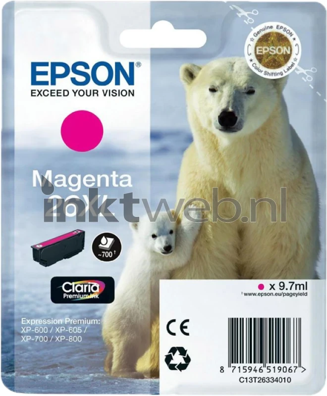 Epson 26XL magenta