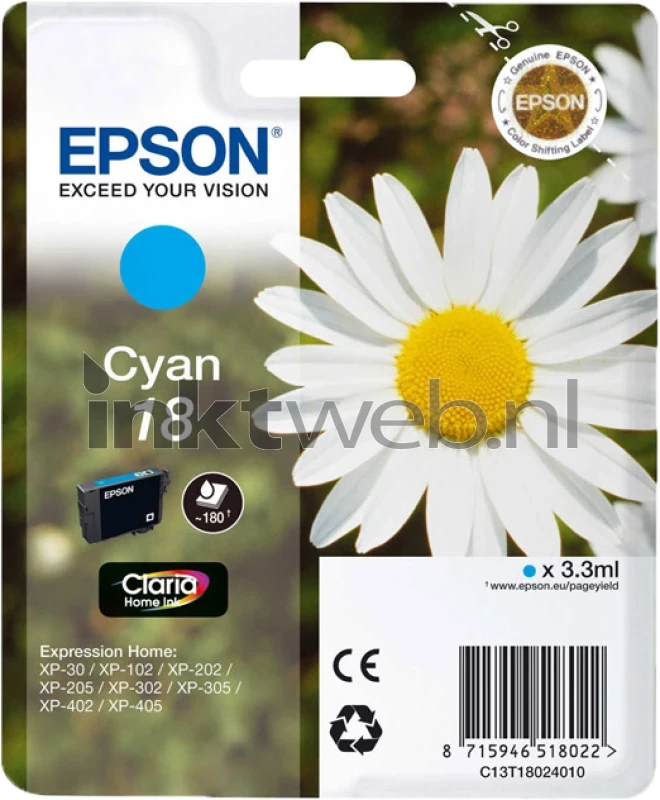 Epson 18 cyaan