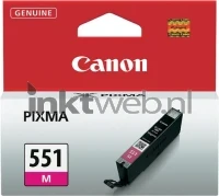 Canon CLI-551 (Sticker resten) magenta