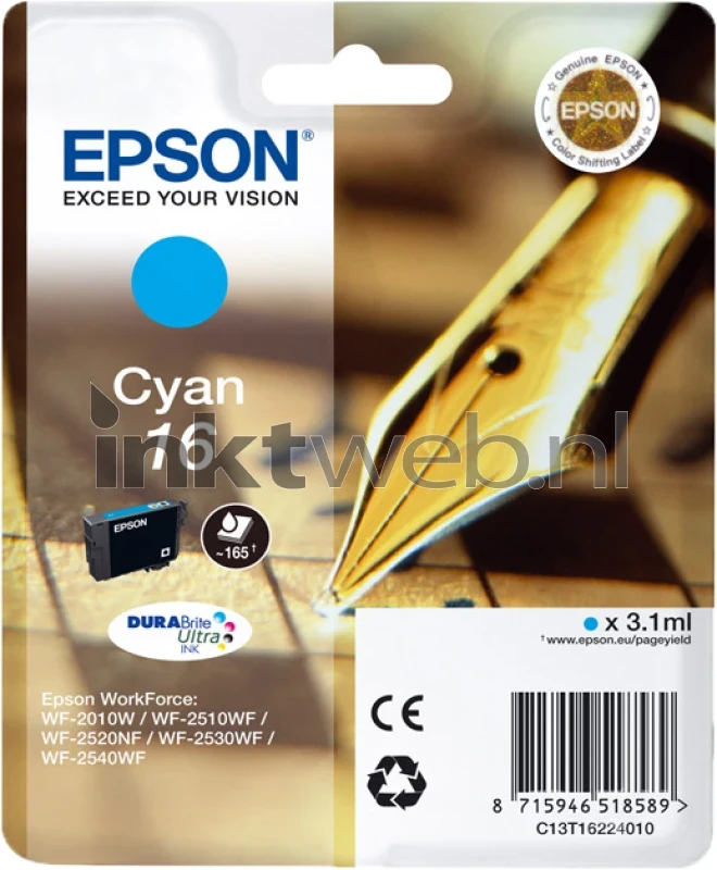 Epson 16 cyaan