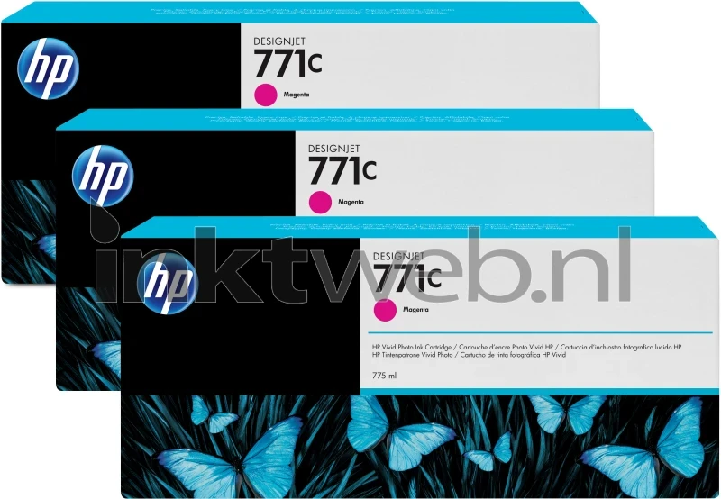 HP 771c 3-pack magenta