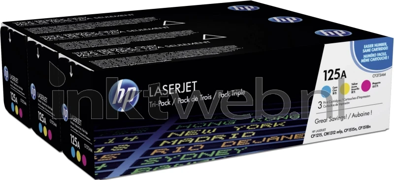 HP 125A 3-pack kleur