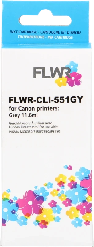 FLWR Canon CLI-551GY grijs