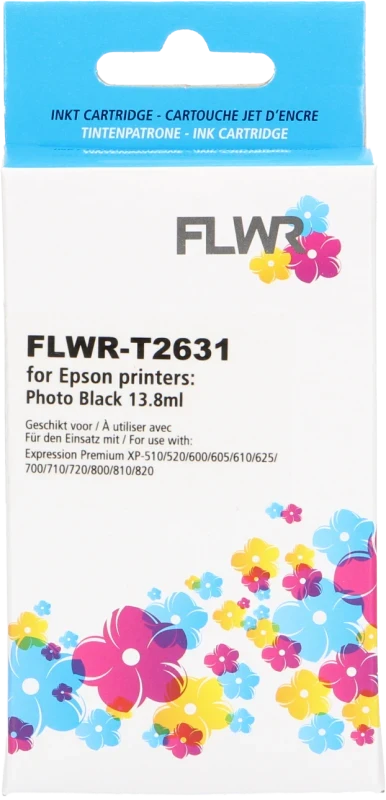 FLWR Epson 26XL foto zwart