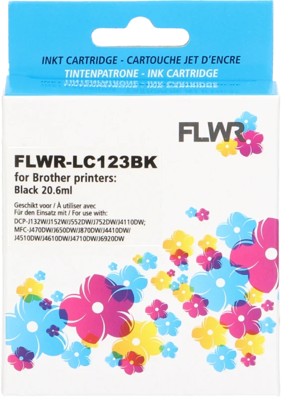 FLWR Brother LC-123 zwart