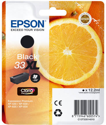 Epson 33XL zwart