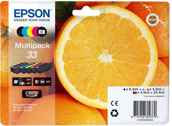 Epson 33 multipack zwart en kleur